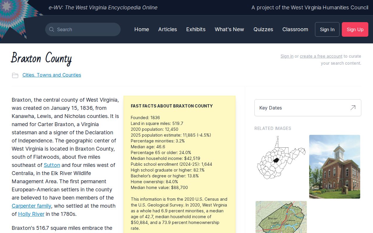 Braxton former owner and historic deed research landmarks